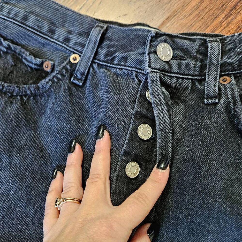 Agolde Riley High Rise Straight Leg Jeans - Picture 5 of 9